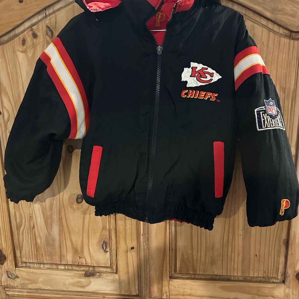 Pro Player Kids Black and Red Puffer Jacket